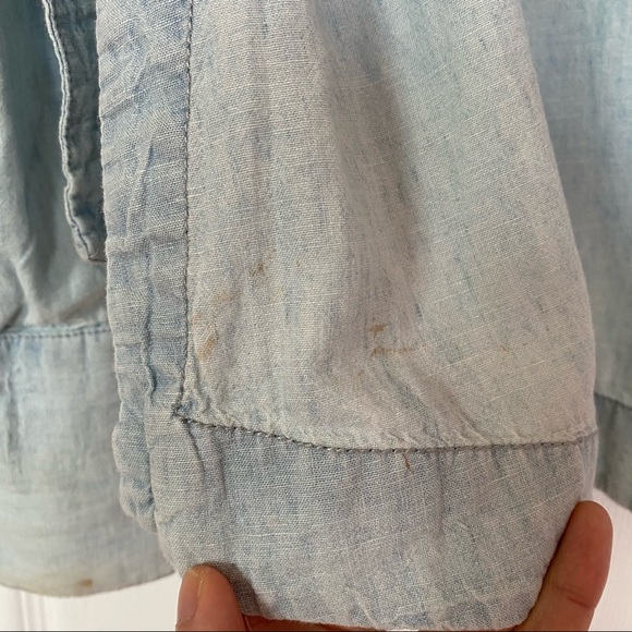 Free People Linen Blend Top - Picture 8 of 14